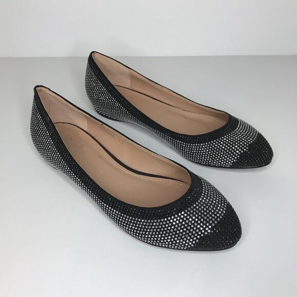 GC Shoes Sz 7.5 Rhinestone embellished ballet flat - Picture 3 of 8